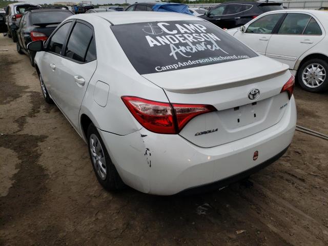 Photo 3 from auction – 2017 TOYOTA COROLLA LE with VIN 5YFBPRHEXHP609378