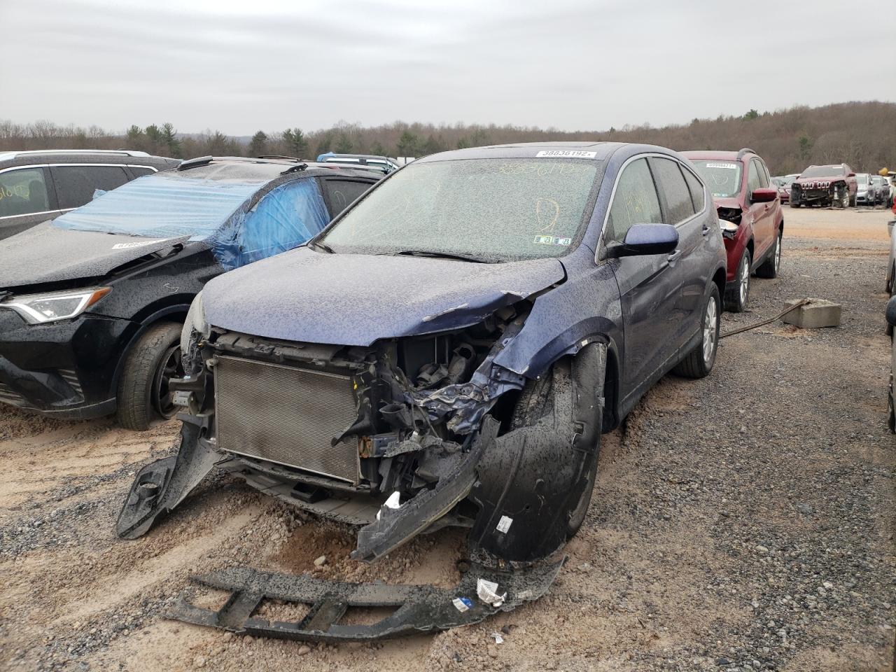 Photo 2 from auction – 2013 HONDA CR-V EX with VIN 2HKRM4H53DH604699