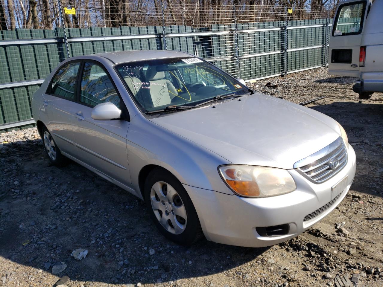KIA SPECTRA EX 2008 with VIN KNAFE122185548701 - Photo from auction