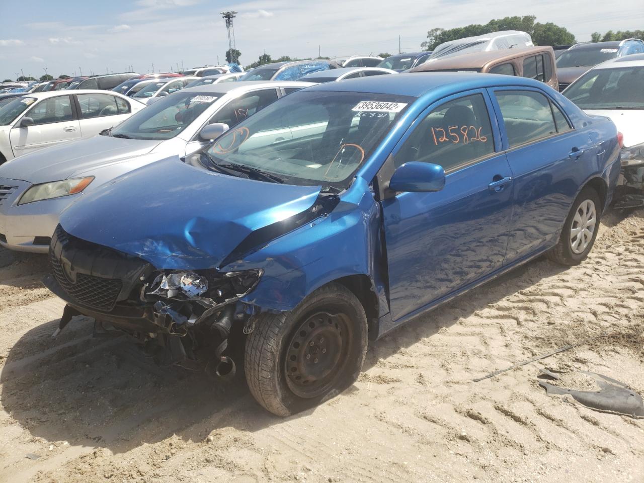 Photo 2 from auction – 2009 TOYOTA COROLLA with VIN JTDBL40E299085774
