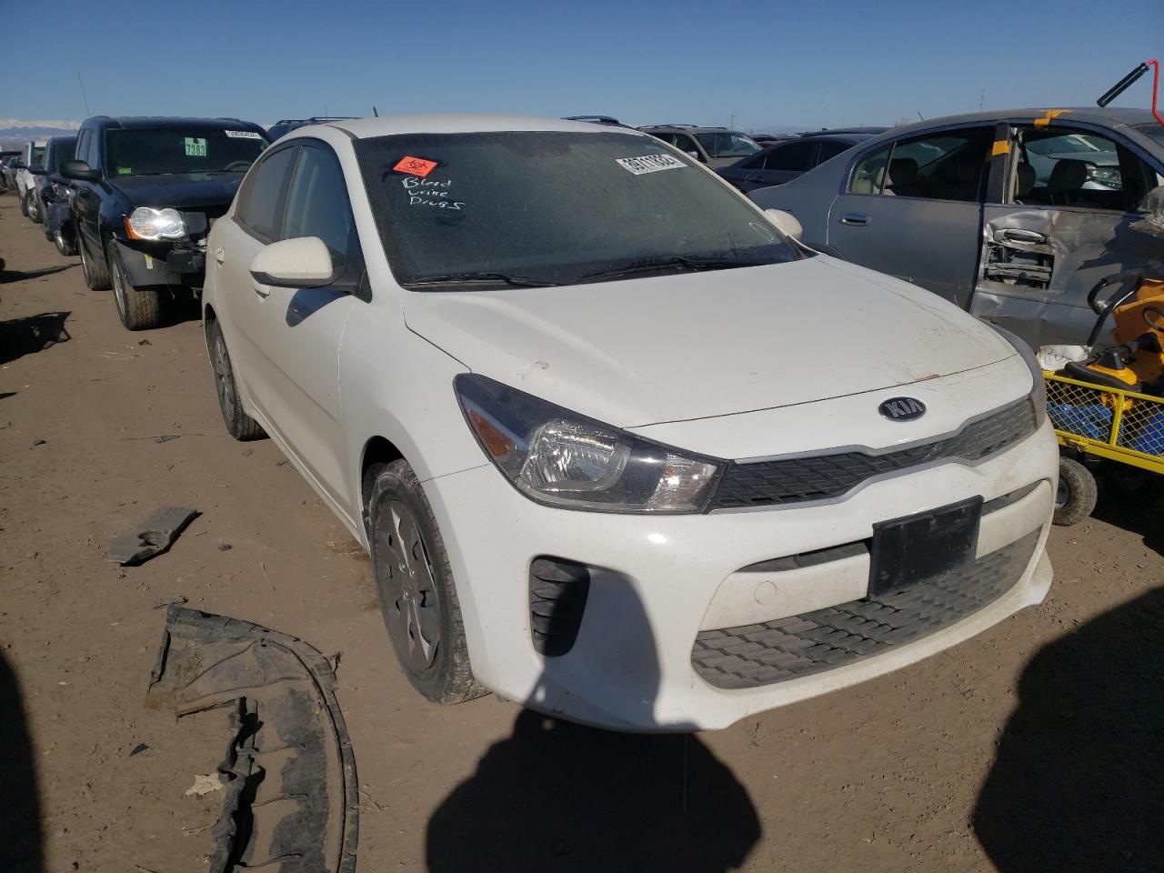 KIA RIO 2018 with VIN 3KPA24AB1JE048170 - Photo from auction