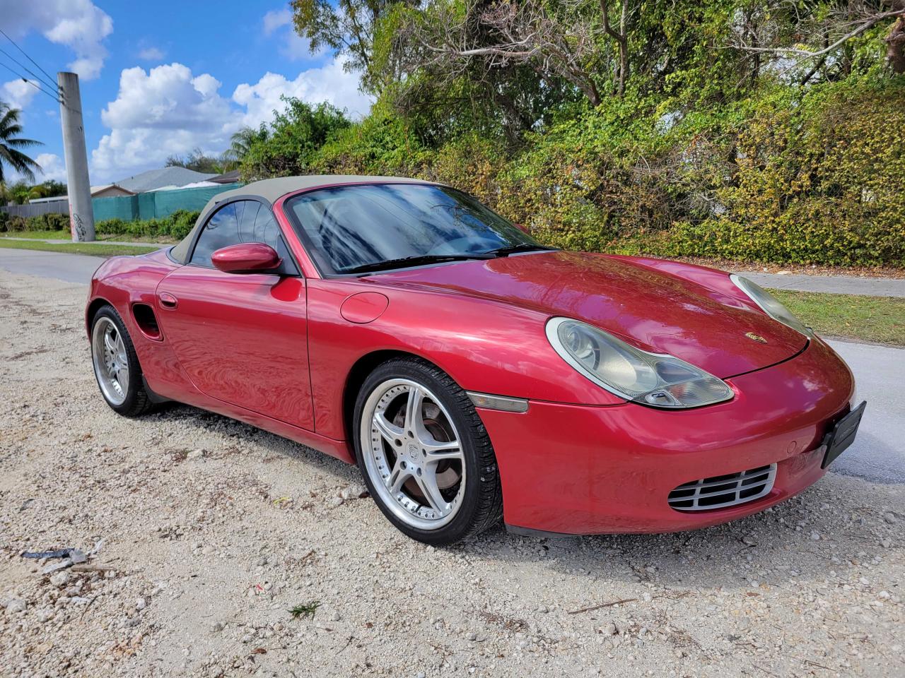 PORSCHE BOXSTER 2001 with VIN WP0CA29881U627487 - Photo from auction