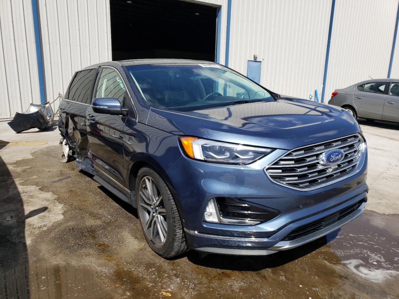 FORD EDGE TITAN 2019 with VIN 2FMPK4K98KBB03773 - Photo from auction