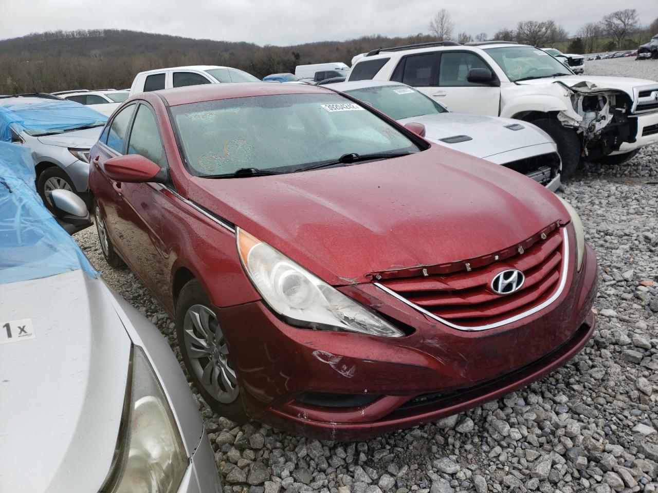 HYUNDAI SONATA GLS 2011 with VIN 5NPEB4AC6BH070365 - Photo from auction