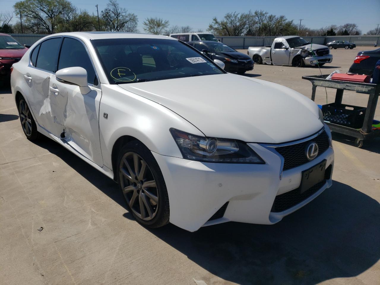 LEXUS GS 350 2013 with VIN JTHBE1BL7D5016789 - Photo from auction