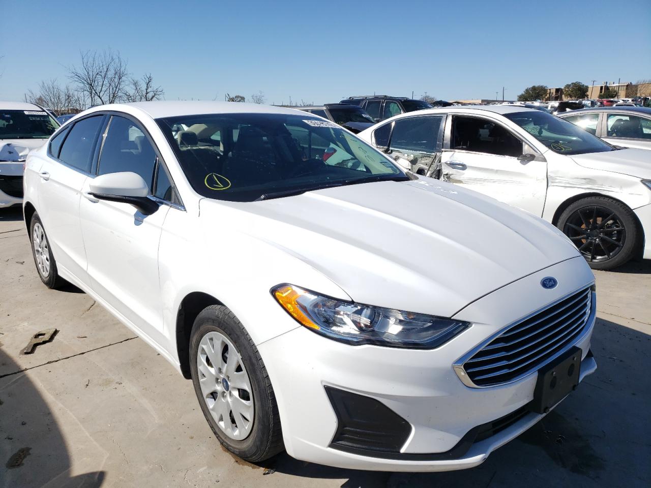 Photo 1 from auction – 2019 FORD FUSION S with VIN 3FA6P0G78KR183276