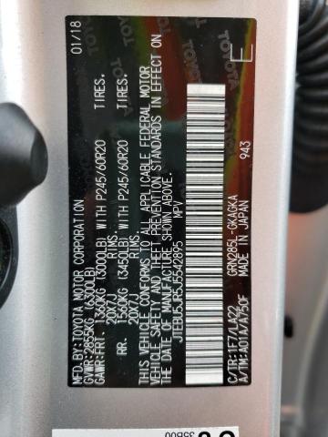 Photo 10 from auction – 2018 TOYOTA 4RUNNER SR with VIN JTEBU5JR5J5542895
