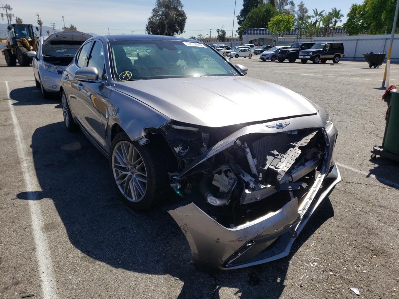 Photo 1 from auction – 2020 GENESIS G70 ELITE with VIN KMTG34LA9LU051089