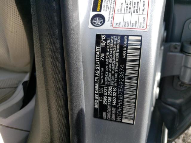 Photo 10 from auction – 2014 MERCEDES-BENZ E 350 4MAT with VIN WDDHH8JB7EA923674