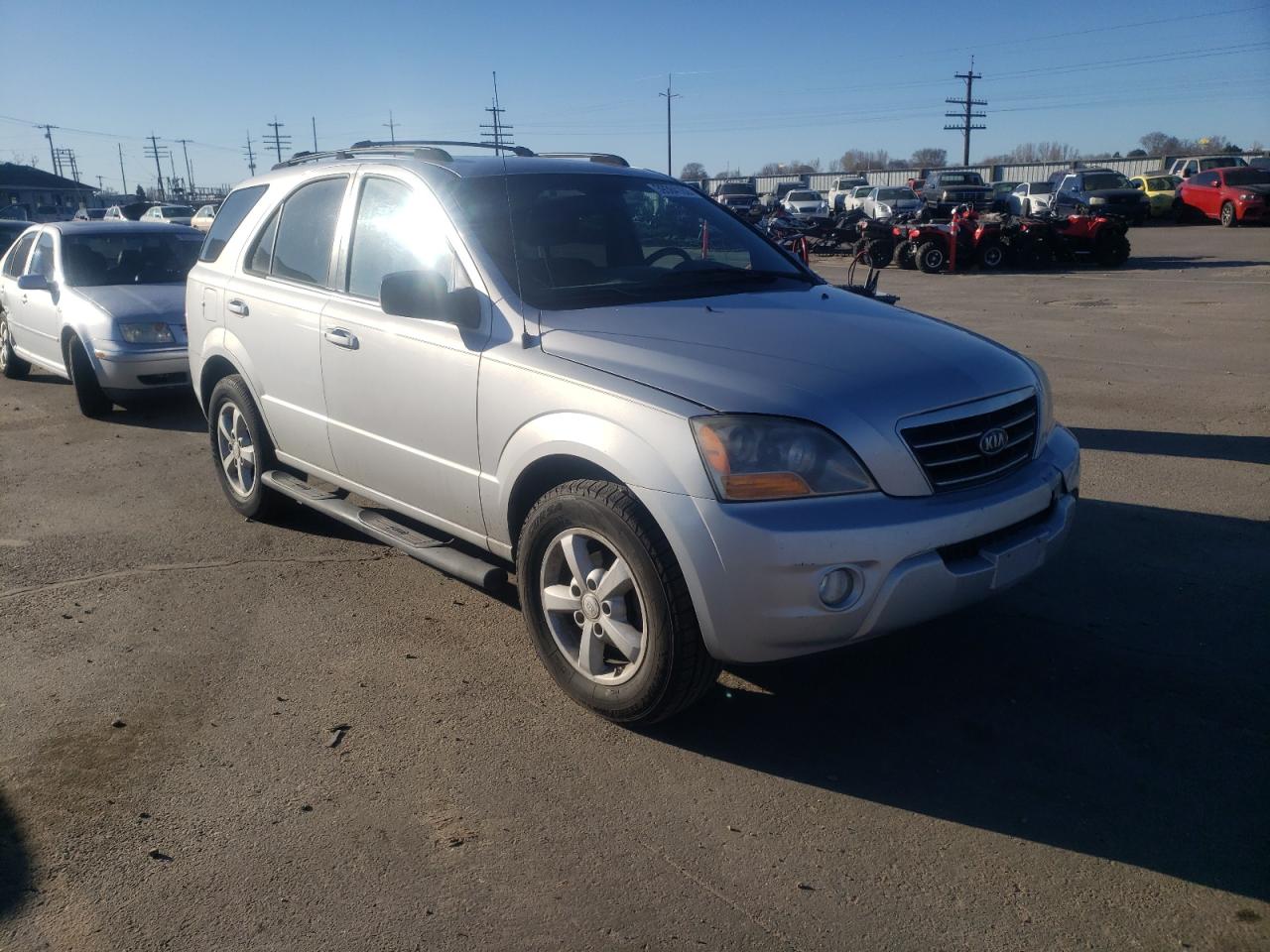 KIA SORENTO EX 2007 with VIN KNDJD736975692516 - Photo from auction