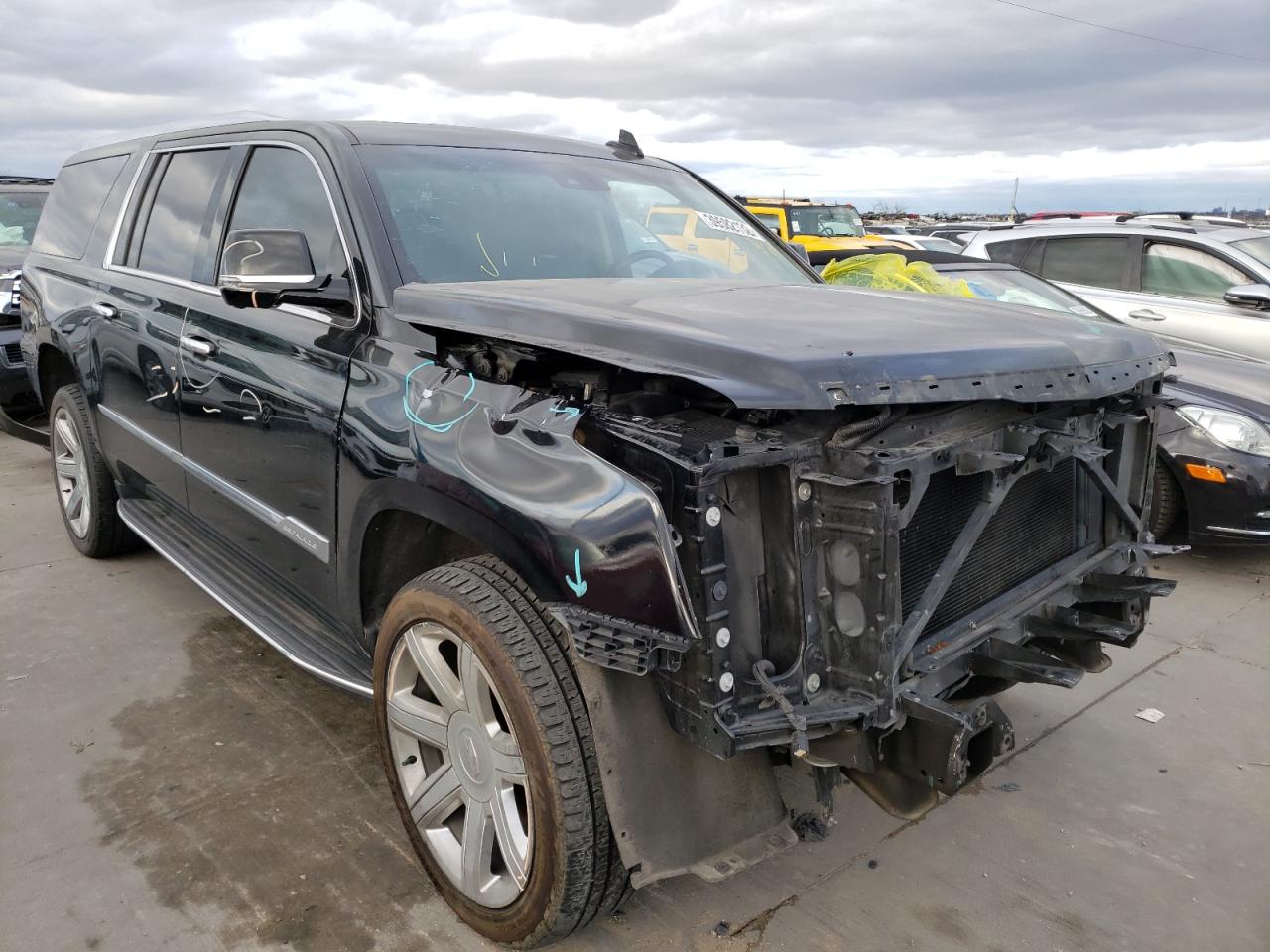 CADILLAC ESCALADE E 2017 with VIN 1GYS3HKJ0HR115221 - Photo from auction