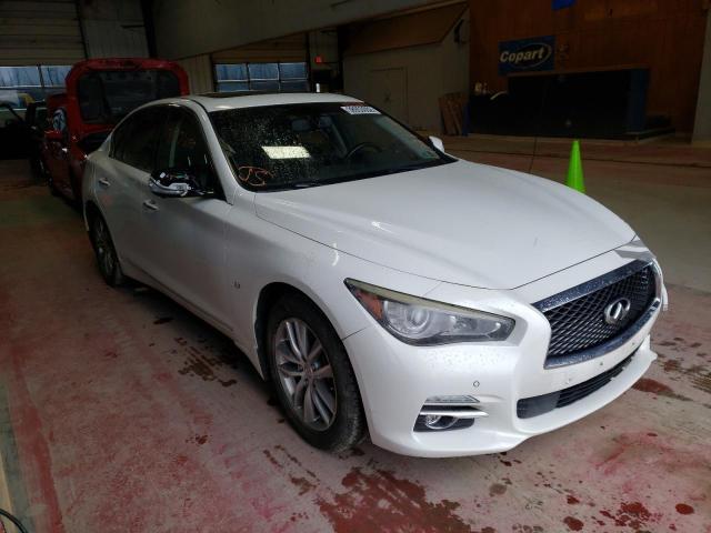 INFINITI Q50 BASE 2014 with VIN JN1BV7AR1EM683782 - Photo from auction