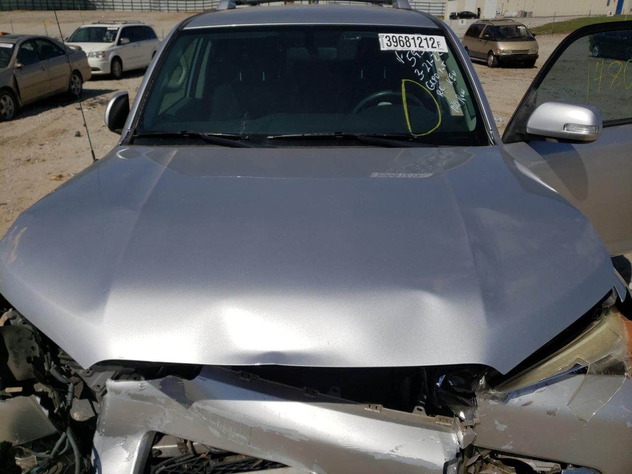 Photo 7 from auction – 2012 TOYOTA 4RUNNER SR with VIN JTEZU5JRXC5035931
