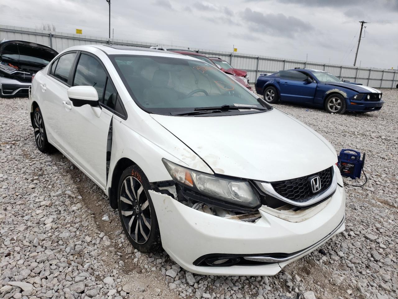 Photo 1 from auction – 2014 HONDA CIVIC EXL with VIN 19XFB2F94EE001656