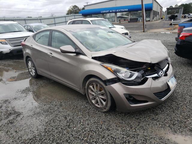 HYUNDAI ELANTRA SE 2014 with VIN 5NPDH4AE2EH467734 - Photo from auction