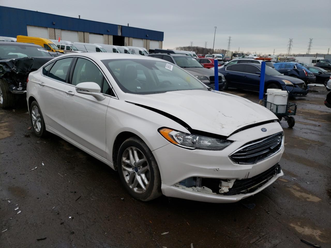 FORD FUSION SE 2017 with VIN 3FA6P0HD7HR272639 - Photo from auction