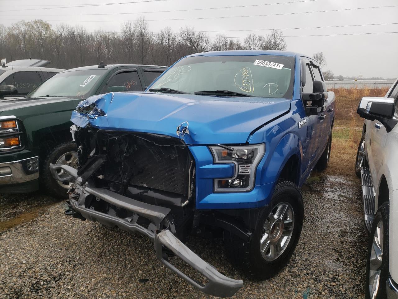 Photo 2 from auction – 2016 FORD F150 SUPER with VIN 1FTEW1EF5GKE06099