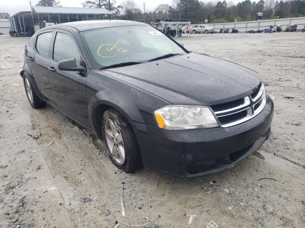 DODGE AVENGER SE 2013 with VIN 1C3CDZAB4DN710425 - Photo from auction