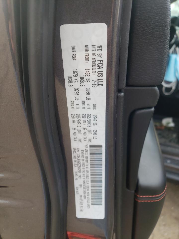 Photo 10 from auction – 2016 JEEP GRAND CHER with VIN 1C4RJFAG0GC506262