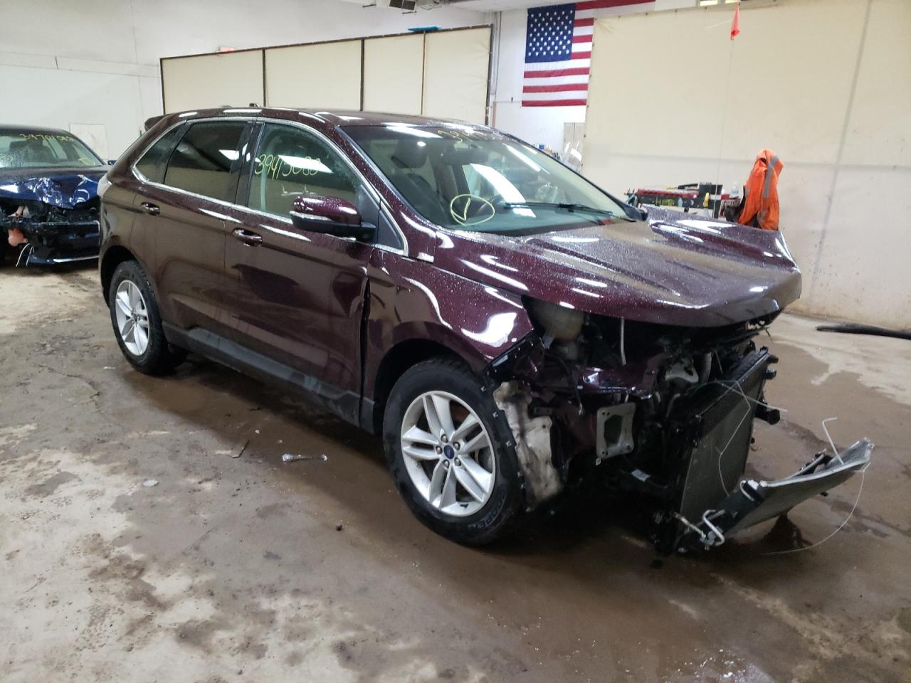 FORD EDGE SEL 2018 with VIN 2FMPK4J83JBC54978 - Photo from auction