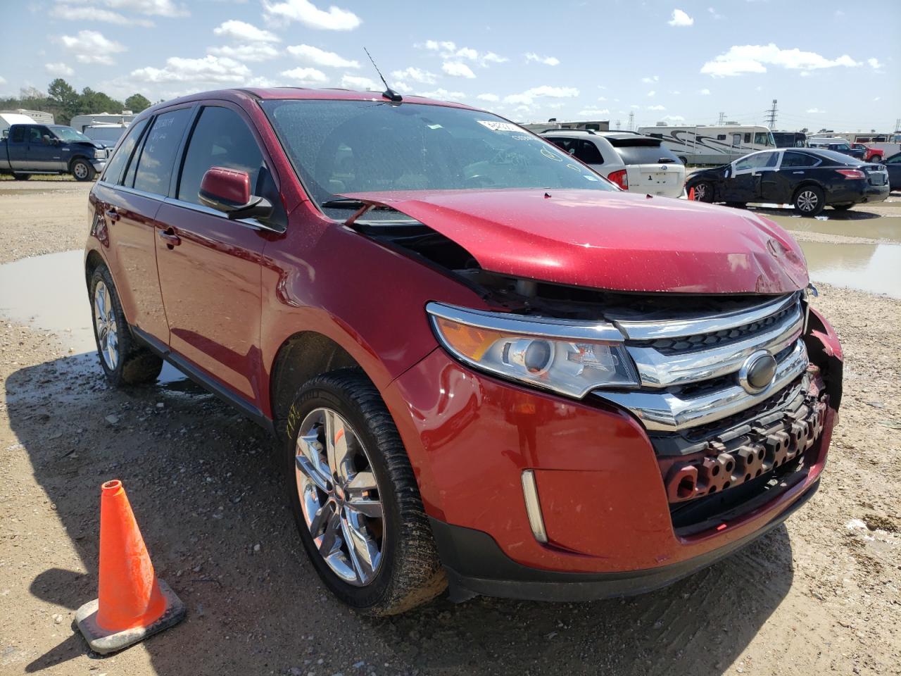 FORD EDGE LIMIT 2013 with VIN 2FMDK3KC4DBE18047 - Photo from auction