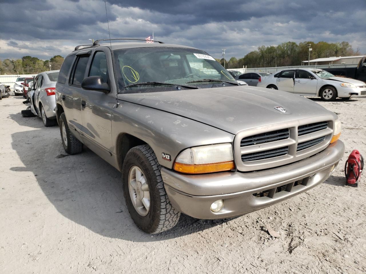 DODGE DURANGO 2000 with VIN 1B4HR28ZXYF249287 - Photo from auction