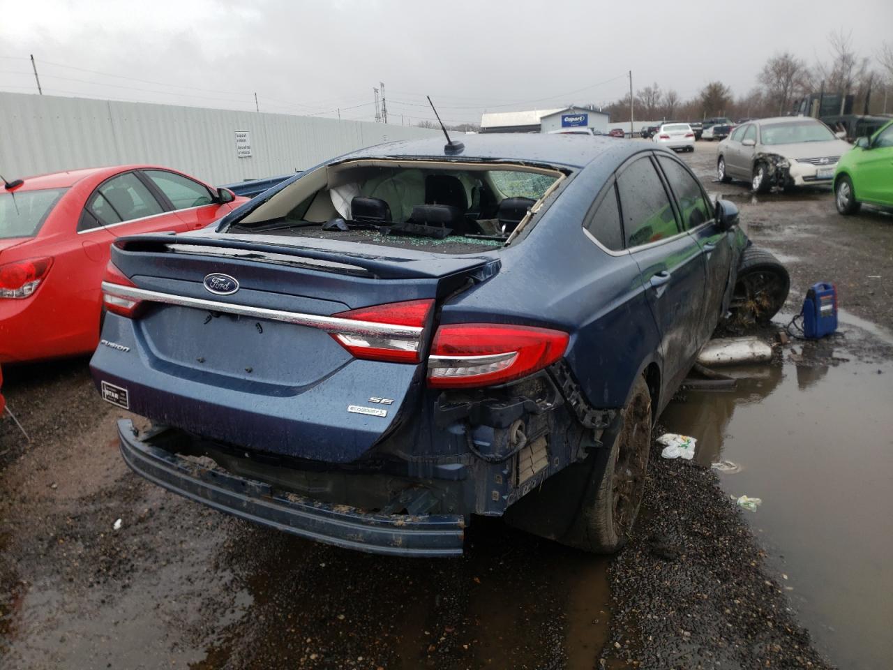 Photo 4 from auction – 2018 FORD FUSION SE with VIN 3FA6P0HD4JR245209