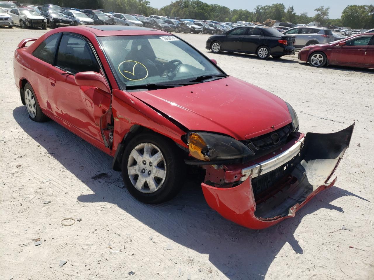 Foto 1 de la subasta – 2002 HONDA CIVIC EX con VIN 1HGEM22992L089989