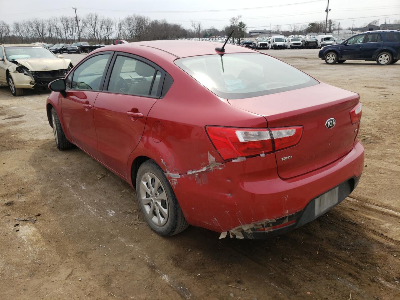Photo 3 from auction – 2014 KIA RIO LX with VIN KNADM4A3XE6419660