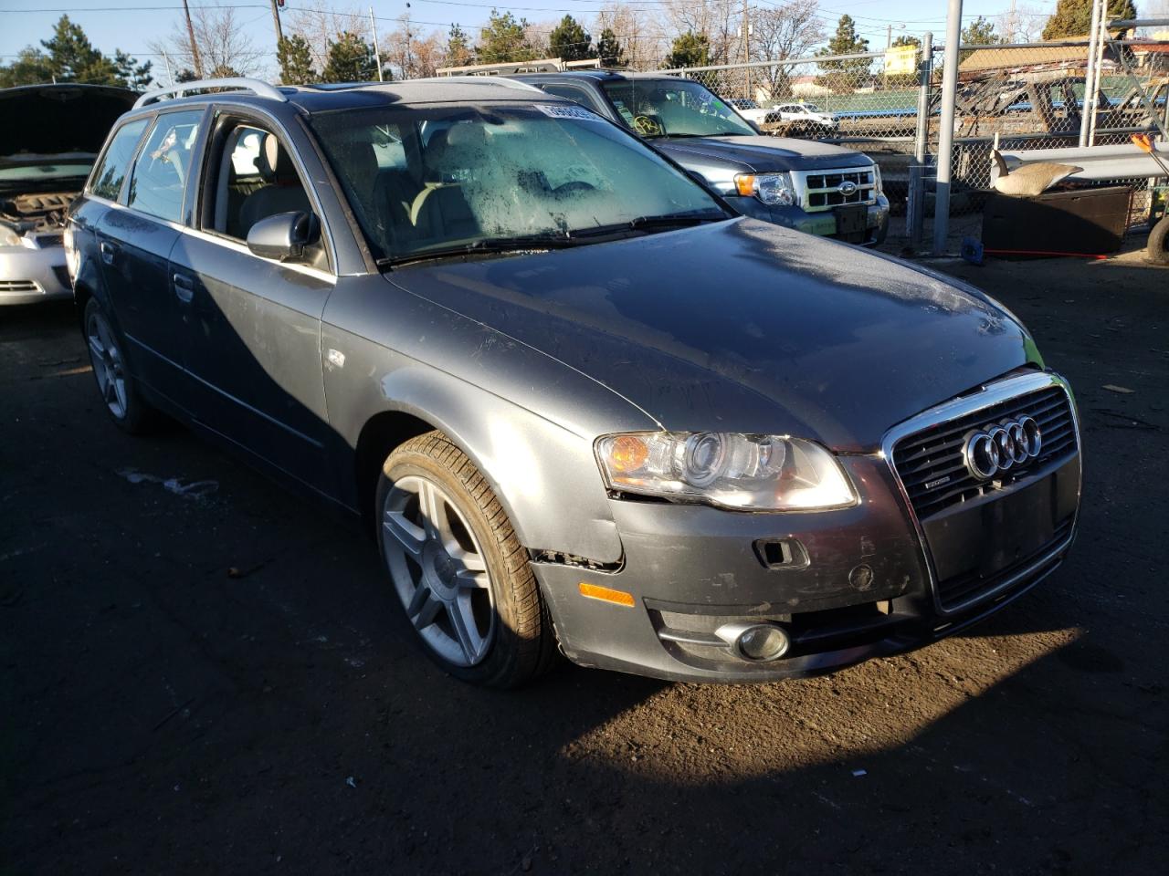 AUDI A4 2.0T AV 2007 with VIN WAUKF78EX7A240447 - Photo from auction