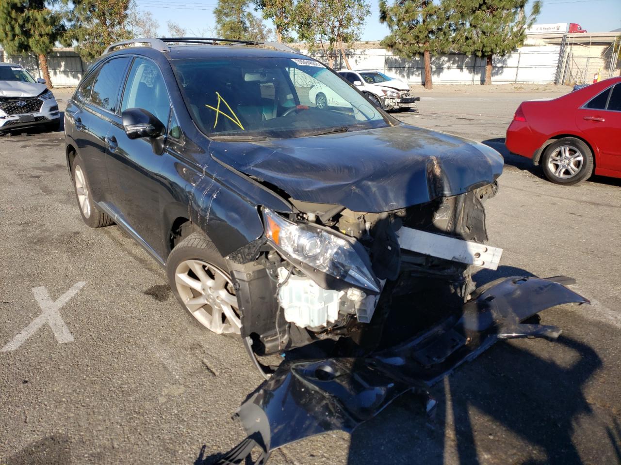 LEXUS RX 350 2010 with VIN 2T2ZK1BA8AC031853 - Photo from auction