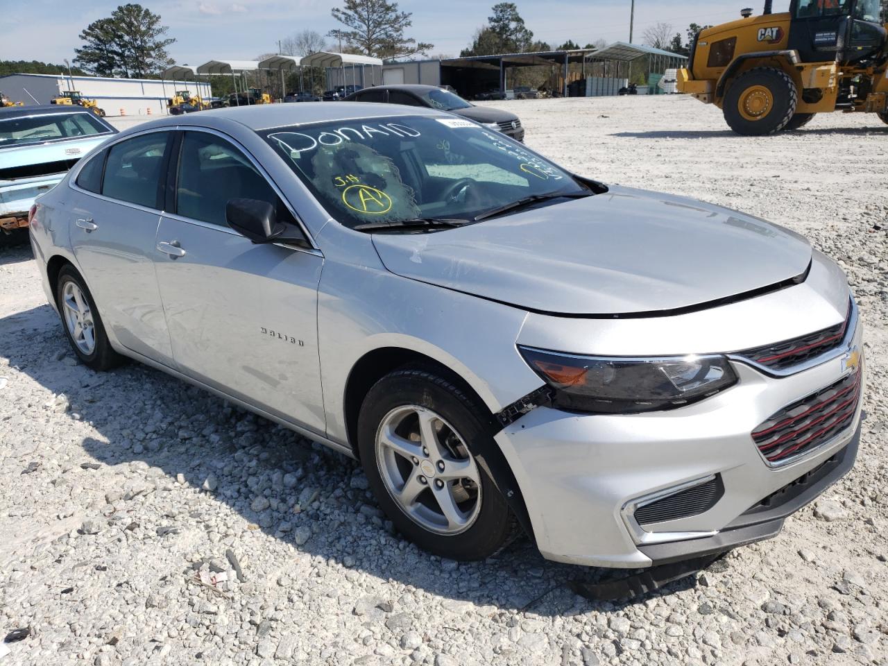 CHEVROLET MALIBU LS 2018 with VIN 1G1ZB5ST4JF262293 - Photo from auction