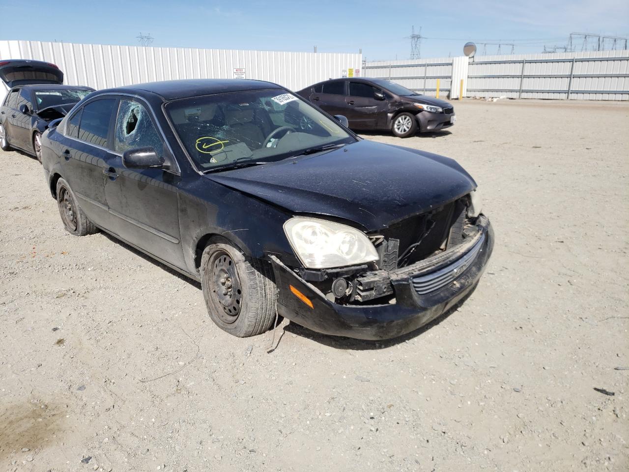 KIA OPTIMA LX 2007 with VIN KNAGE123975141835 - Photo from auction