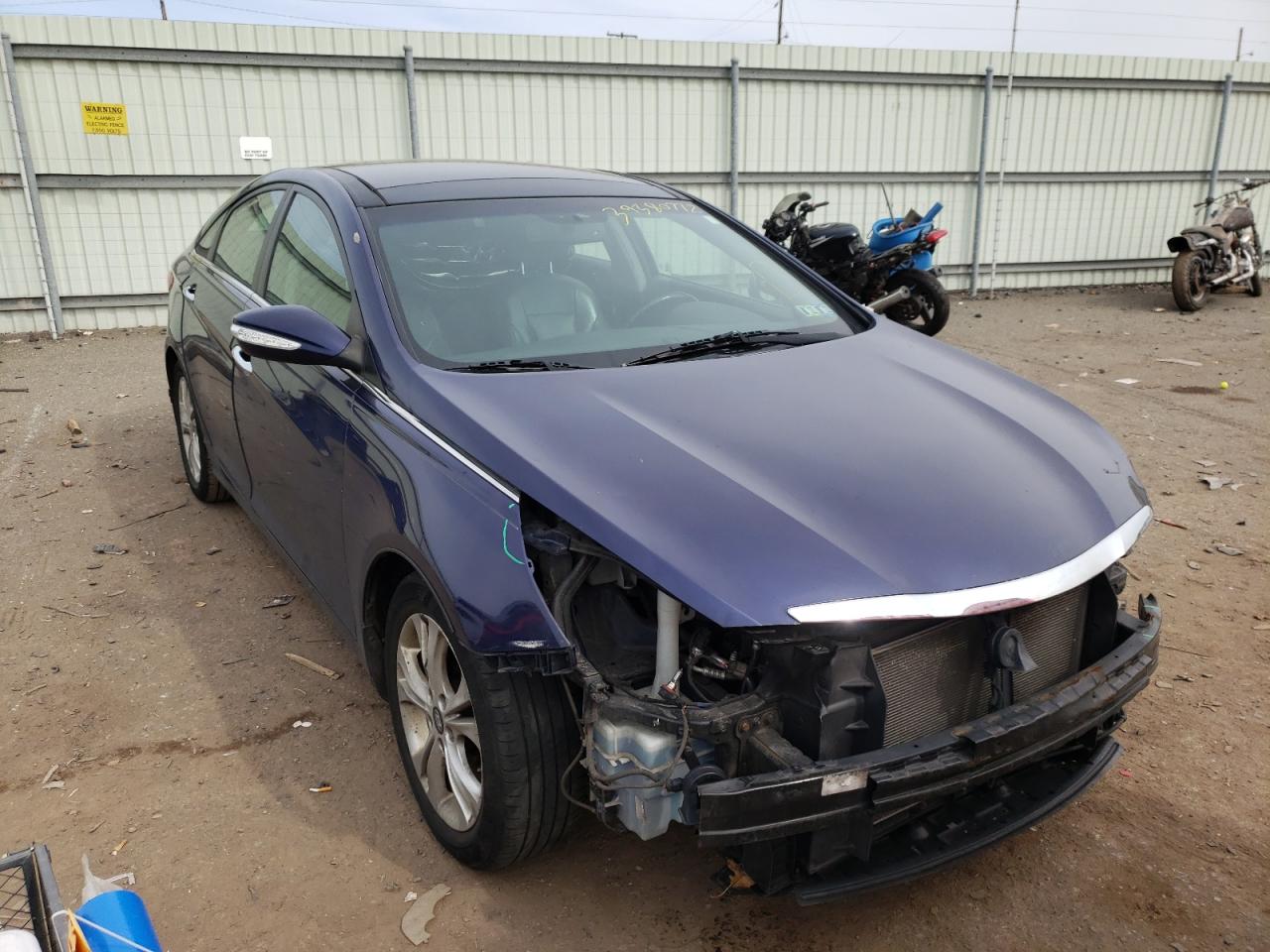 HYUNDAI SONATA SE 2013 with VIN 5NPEC4AC2DH626221 - Photo from auction