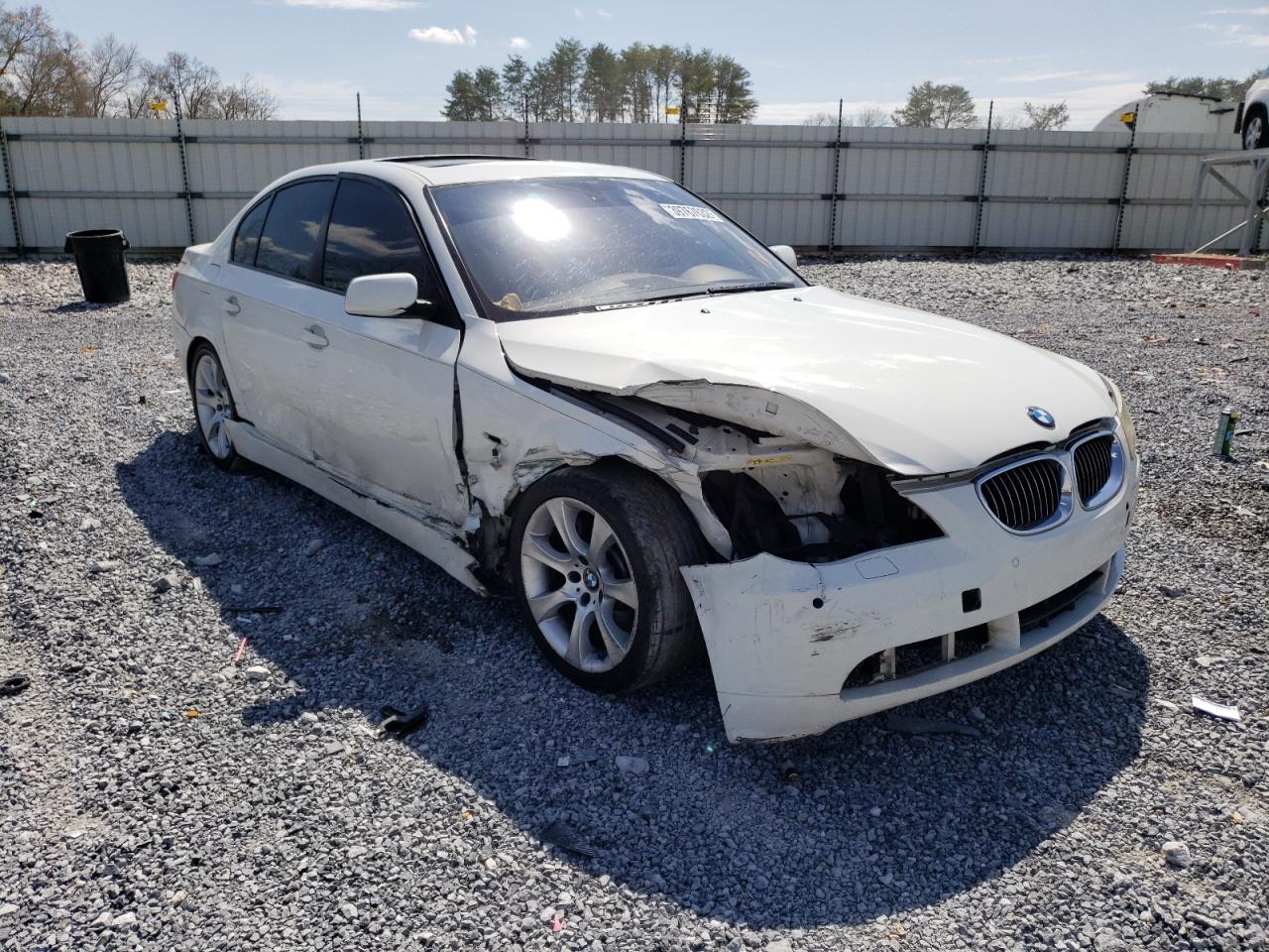 BMW 550 I 2007 with VIN WBANB53567CP06464 - Photo from auction