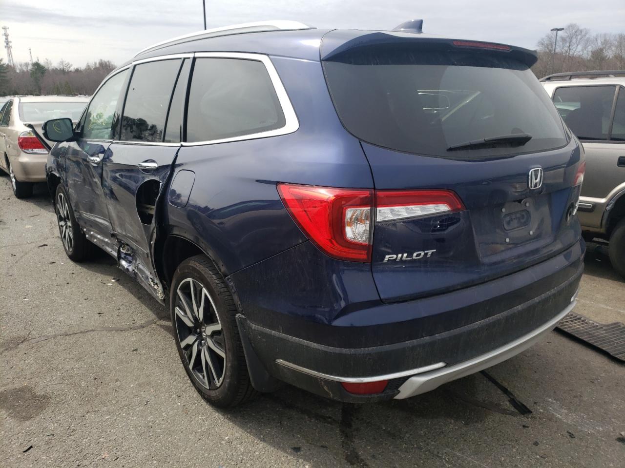 Photo 3 from auction – 2020 HONDA PILOT ELIT with VIN 5FNYF6H0XLB052959