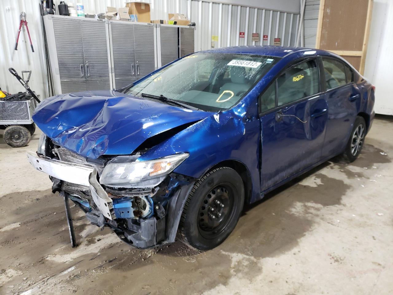 Photo 2 from auction – 2014 HONDA CIVIC with VIN 19XFB2F56EE003017