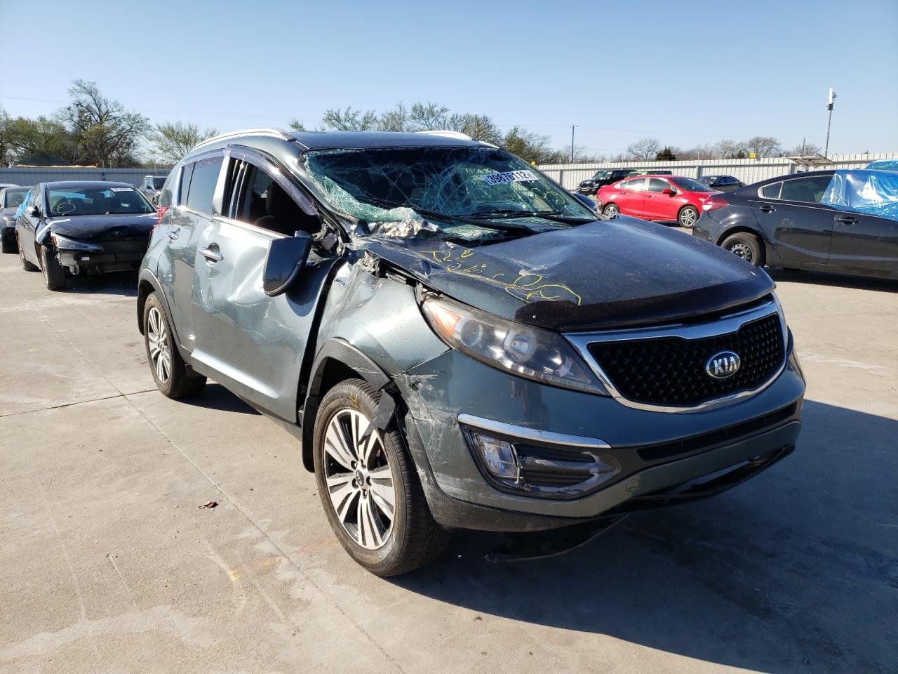 KIA SPORTAGE E 2014 с VIN KNDPCCAC9E7558332 - Фото с аукциона