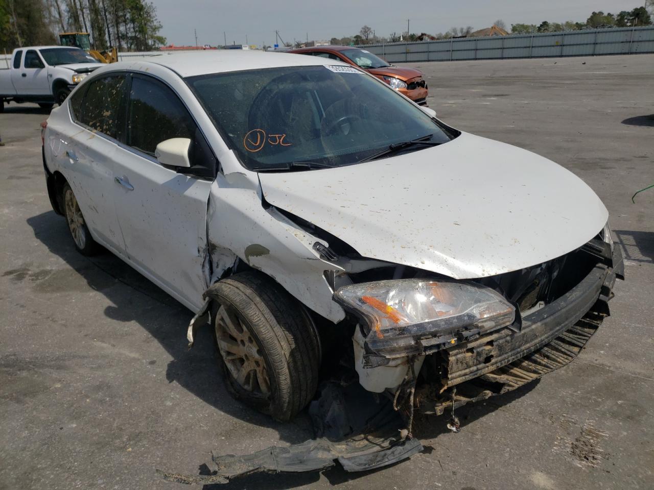 NISSAN SENTRA S 2013 with VIN 3N1AB7AP2DL649930 - Photo from auction