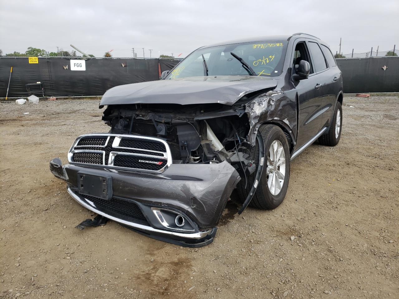 Photo 2 from auction – 2015 DODGE DURANGO SX with VIN 1C4RDHAG9FC113958
