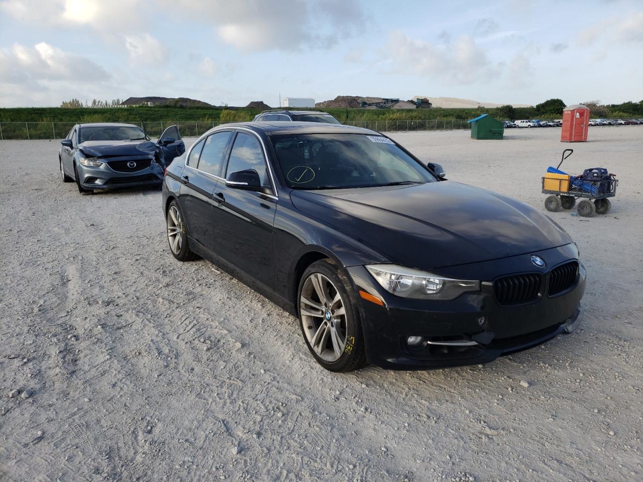BMW 328 I 2015 with VIN WBA3A5C53FF607060 - Photo from auction