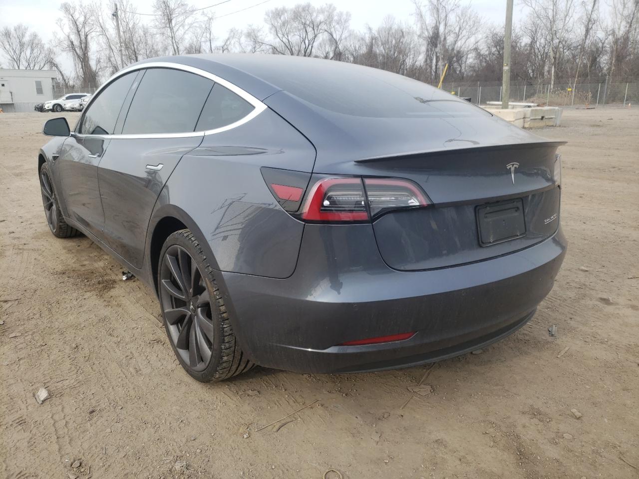 Photo 3 from auction – 2020 TESLA MODEL 3 with VIN 5YJ3E1EC8LF647288