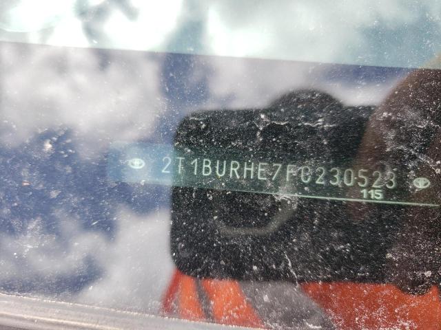 Photo 10 from auction – 2015 TOYOTA COROLLA L with VIN 2T1BURHE7FC230523