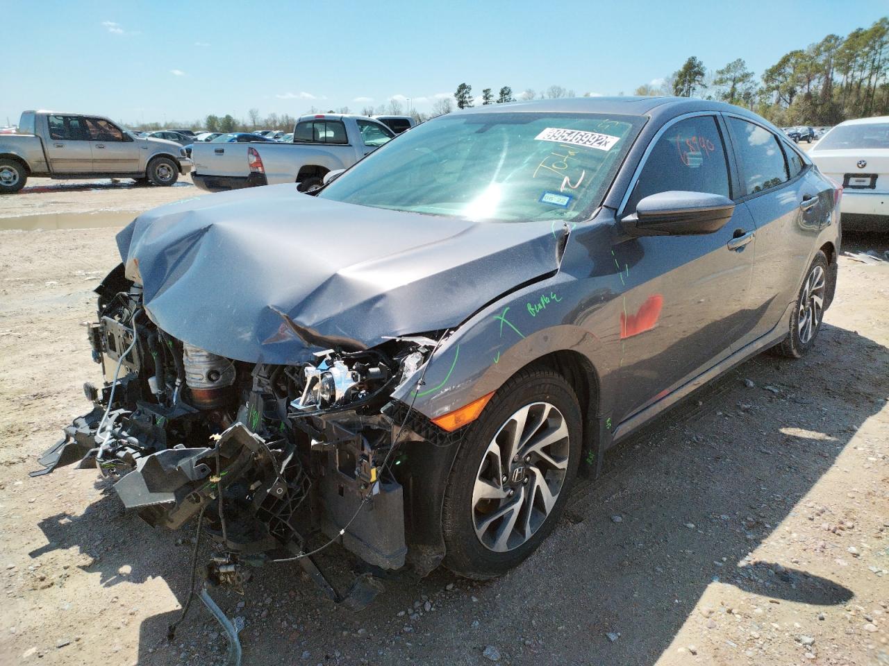 Photo 2 from auction – 2016 HONDA CIVIC EX with VIN 19XFC2F7XGE062590