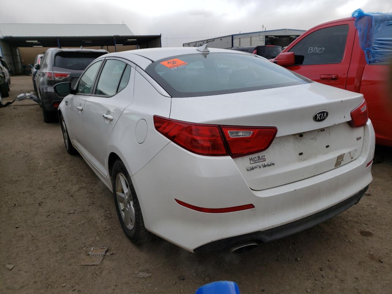 Photo 3 from auction – 2015 KIA OPTIMA LX with VIN KNAGM4A70F5534369