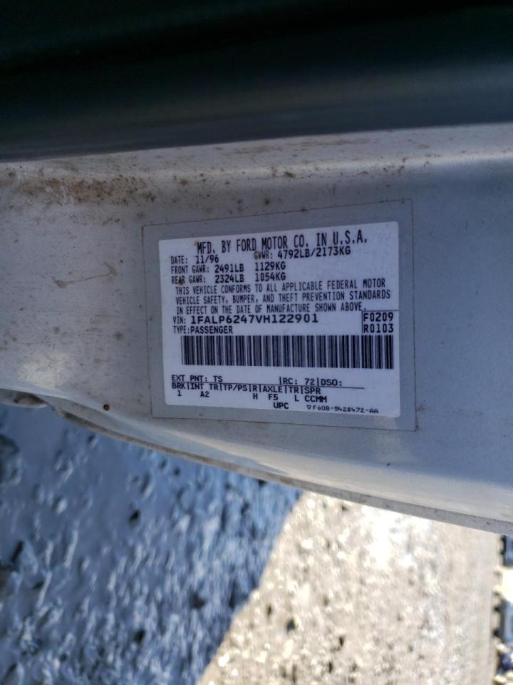 Photo 10 from auction – 1997 FORD THUNDERBIR with VIN 1FALP6247VH122901