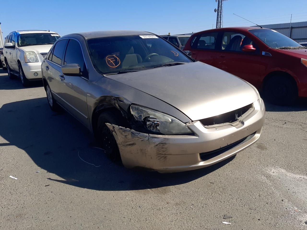 HONDA ACCORD LX 2004 with VIN JHMCM56384C034707 - Photo from auction