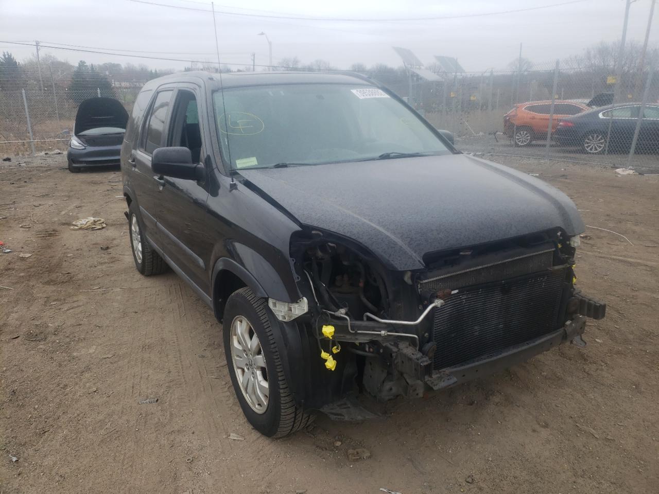 HONDA CR-V EX 2005 with VIN SHSRD78835U321319 - Photo from auction