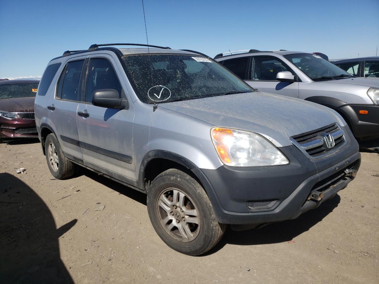 HONDA CR-V EX 2002 with VIN JHLRD78852C090619 - Photo from auction