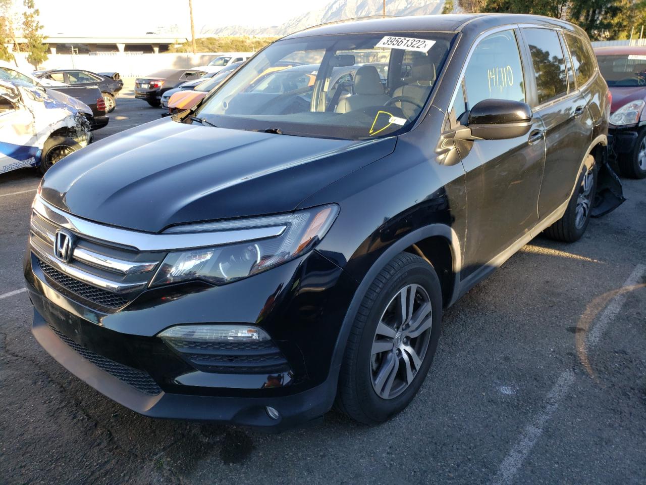 Photo 2 from auction – 2016 HONDA PILOT EX with VIN 5FNYF5H30GB016997